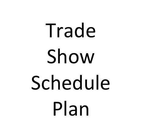Trade Show Plan and Task Schedule